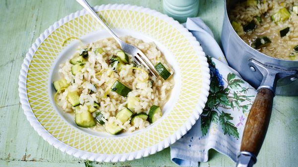 Courgette & lemon risotto